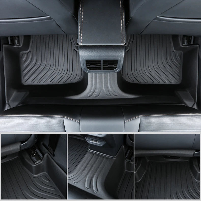 For Lynk Co 900 2025 2026 6 Seats Car TPE Floor Mats Waterproof Leather Foot LHD Mud Carpet Rug Auto Car Interior Accessories