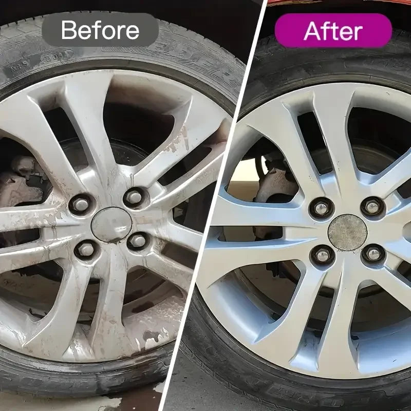 Rust Remover for Wheel Centers-Heavy Duty Metal Dust and Paint Cleaner for Wheel Covers,ABS Resin Structures,Durable Cleaner