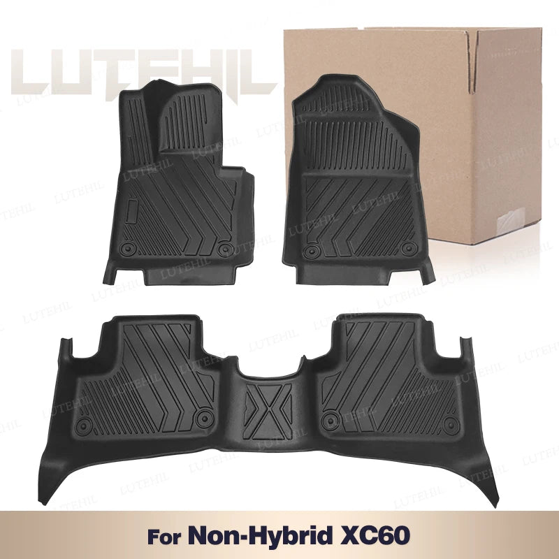 Custom TPE Car Floor Mat For Volvo XC60 2018-2024 2023 2022 2021 2020 2019 Waterproof Carpet Cover Interior Protector Accessorie