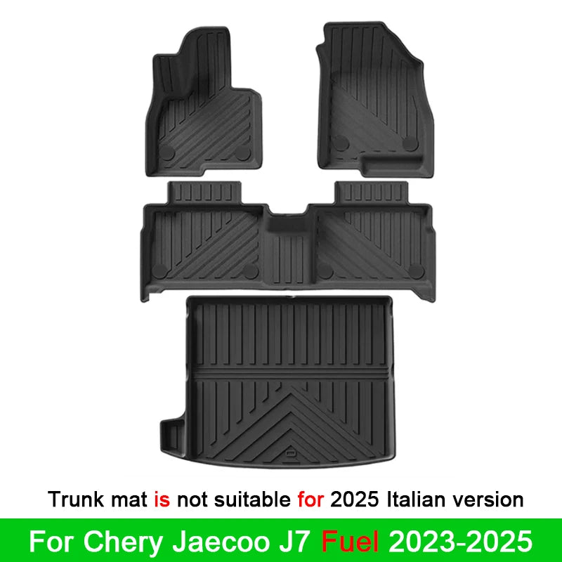 for Chery Jaecoo J7 2023 2024 2025 Floor Mats Car Mat TPE Waterproof Foot Mat Full Covers Accessories Specialized