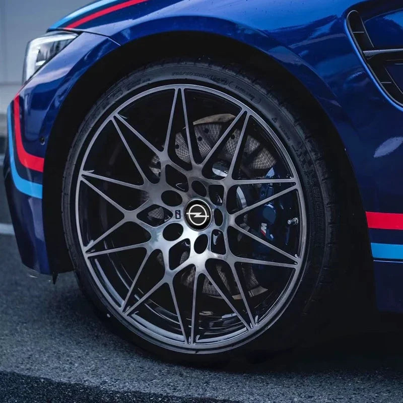 60mm Metal Car Wheel Hub Covers with Exquisite Stickers For Opel Insignia Astra Antara Meriva Zafira H G Cors