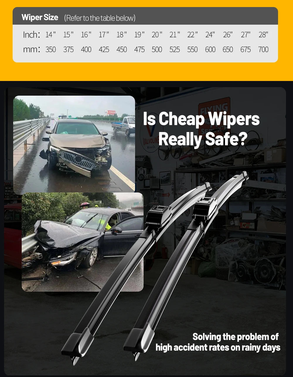 Car Front Wiper Blades Windscreen for Audi A5 S5 RS5 B8 2007-2023 8T 8F 8W6 SLine 2018 2010 2011 2020 2008 2012 2009 Windshield