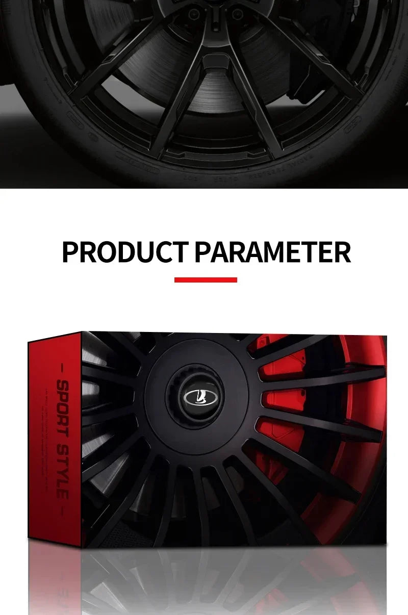 4pcs 56mm Car Logo Styling Universal Wheel Hub Center Rim Caps For Lada Niva 4X4 2121 Juguete 1/24 2110 Shirt 1600 Granta Kalina