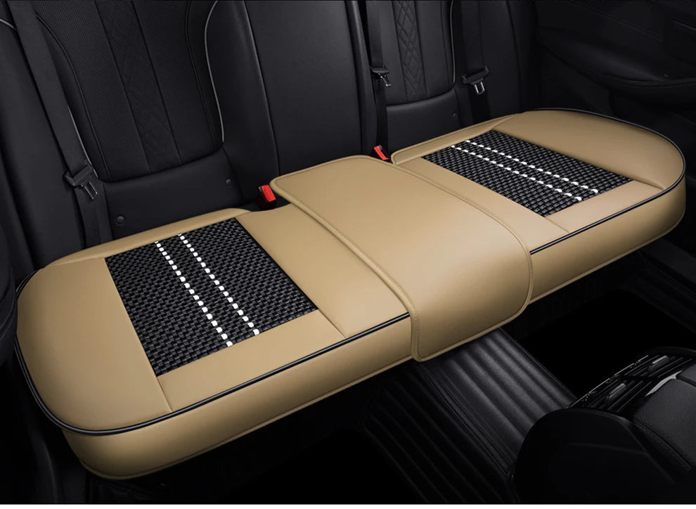 Leather Front Car Seat Protectors Covers Cushion Luxury Waterproof For i40 g30 nissan qashqai j10 kicks aveo byd sealion 6