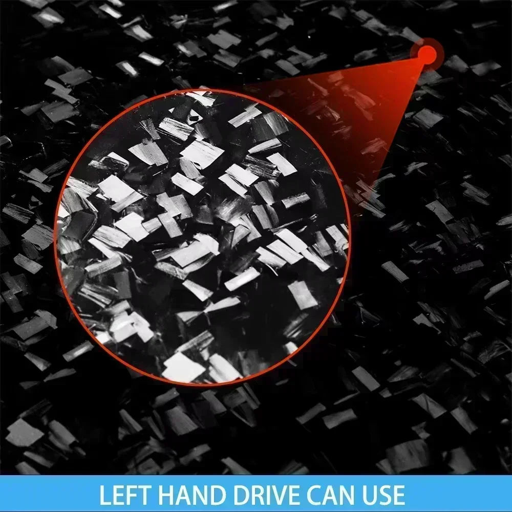 For Chrysler 300 300C 2015-2021 Carbon Fiber Center Console Dashboard Panel Interior Cover Stickers Auto Trim Car Accessories