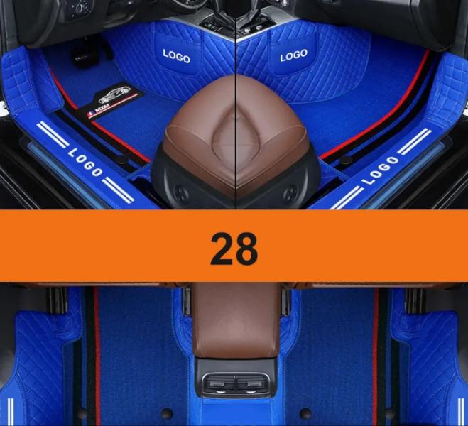 Alfombras impermeables dobles Doble para Automoviles Hechas a la Medida Exacta