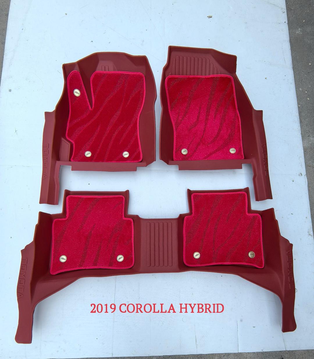 TPE Alfombras DOBLES TERMOPLÁSTIC ELASTOMER Personalizadas TPE A Medida Exacta de tu Automóvil 7 a 9 Pasajeros 3 Filas Alfombras TPE + Alfombras de Maletero o Cajuela