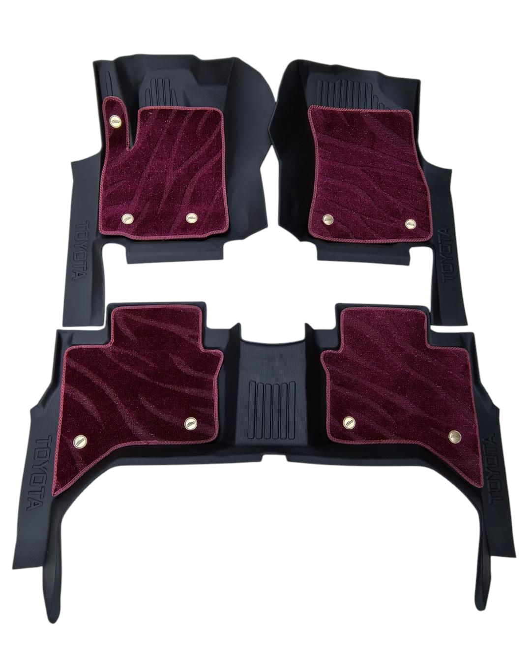 TPE Alfombras DOBLES TERMOPLÁSTIC ELASTOMER Personalizadas TPE A Medida Exacta de tu Automóvil 7 a 9 Pasajeros 3 Filas Alfombras TPE + Alfombras de Maletero o Cajuela
