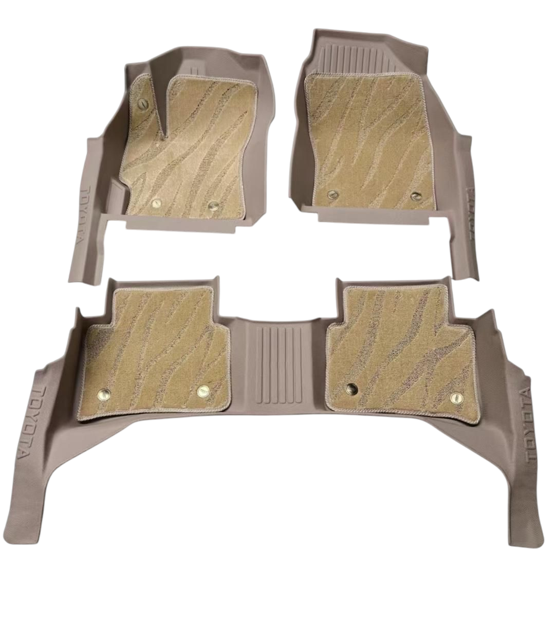 TPE Alfombras DOBLES TERMOPLÁSTIC ELASTOMER Personalizadas TPE A Medida Exacta de tu Automóvil 7 a 9 Pasajeros 3 Filas Alfombras TPE + Alfombras de Maletero o Cajuela