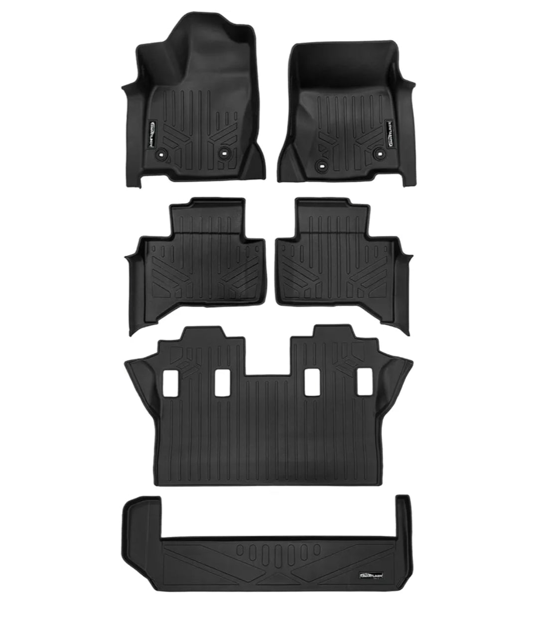 TPE Alfombras TERMOPLÁSTIC ELASTOMER Personalizadas TPE A Medida Exacta de tu Automóvil 7 a 8 PASAJEROS 3 Filas Alfombras TPE + Alfombras de Maletero o Cajuela