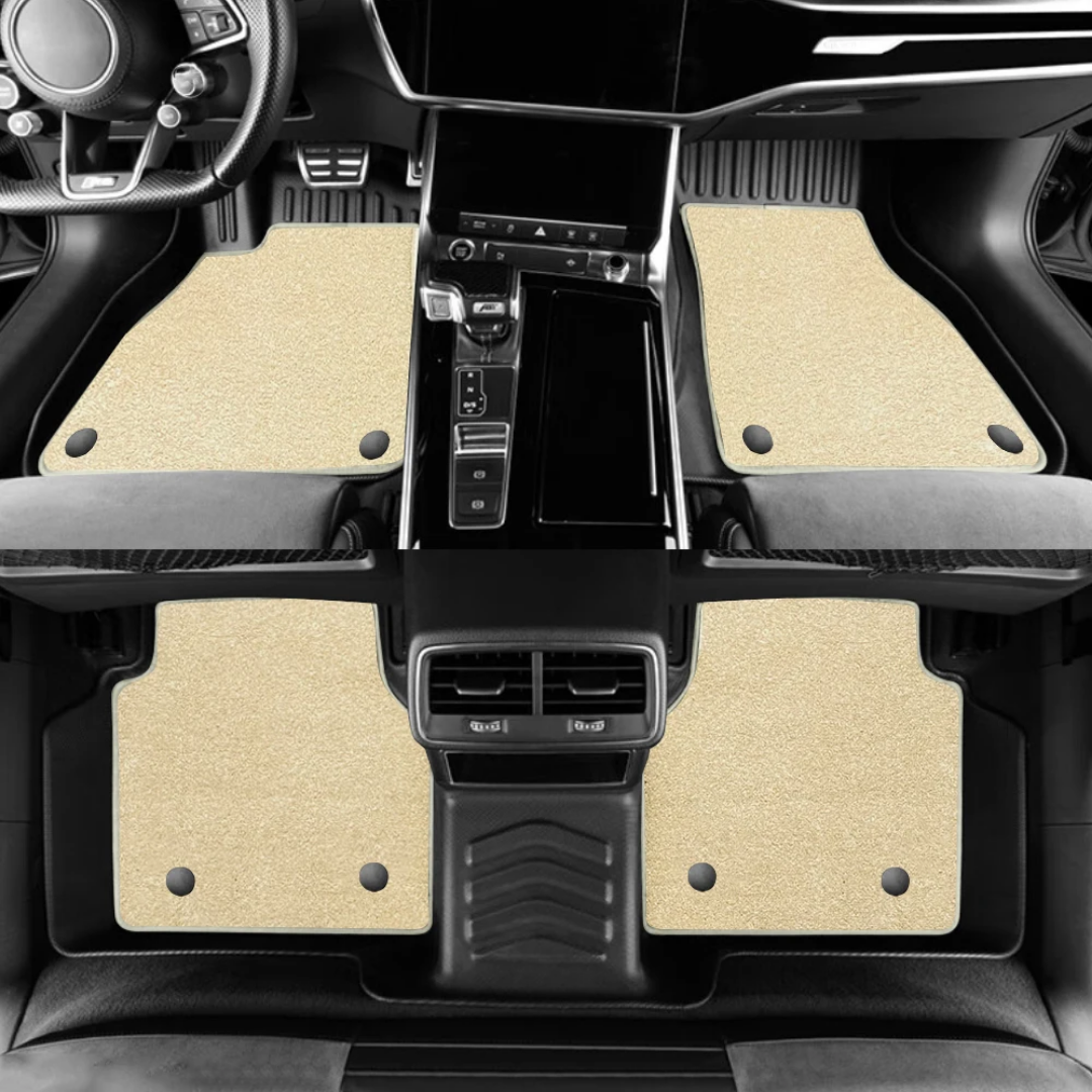 TPE Alfombras DOBLES TERMOPLÁSTIC ELASTOMER Personalizadas TPE A Medida Exacta de tu Automóvil 7 a 9 Pasajeros 3 Filas Alfombras TPE + Alfombras de Maletero o Cajuela