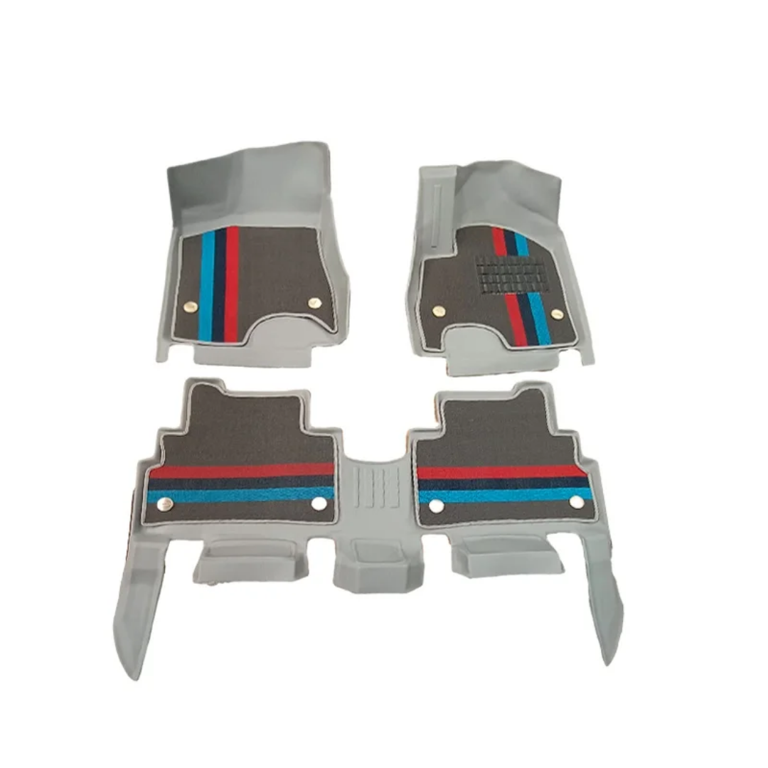TPE Alfombras DOBLES TERMOPLÁSTIC ELASTOMER Personalizadas TPE A Medida Exacta de tu Automóvil 7 a 9 Pasajeros 3 Filas Alfombras TPE + Alfombras de Maletero o Cajuela
