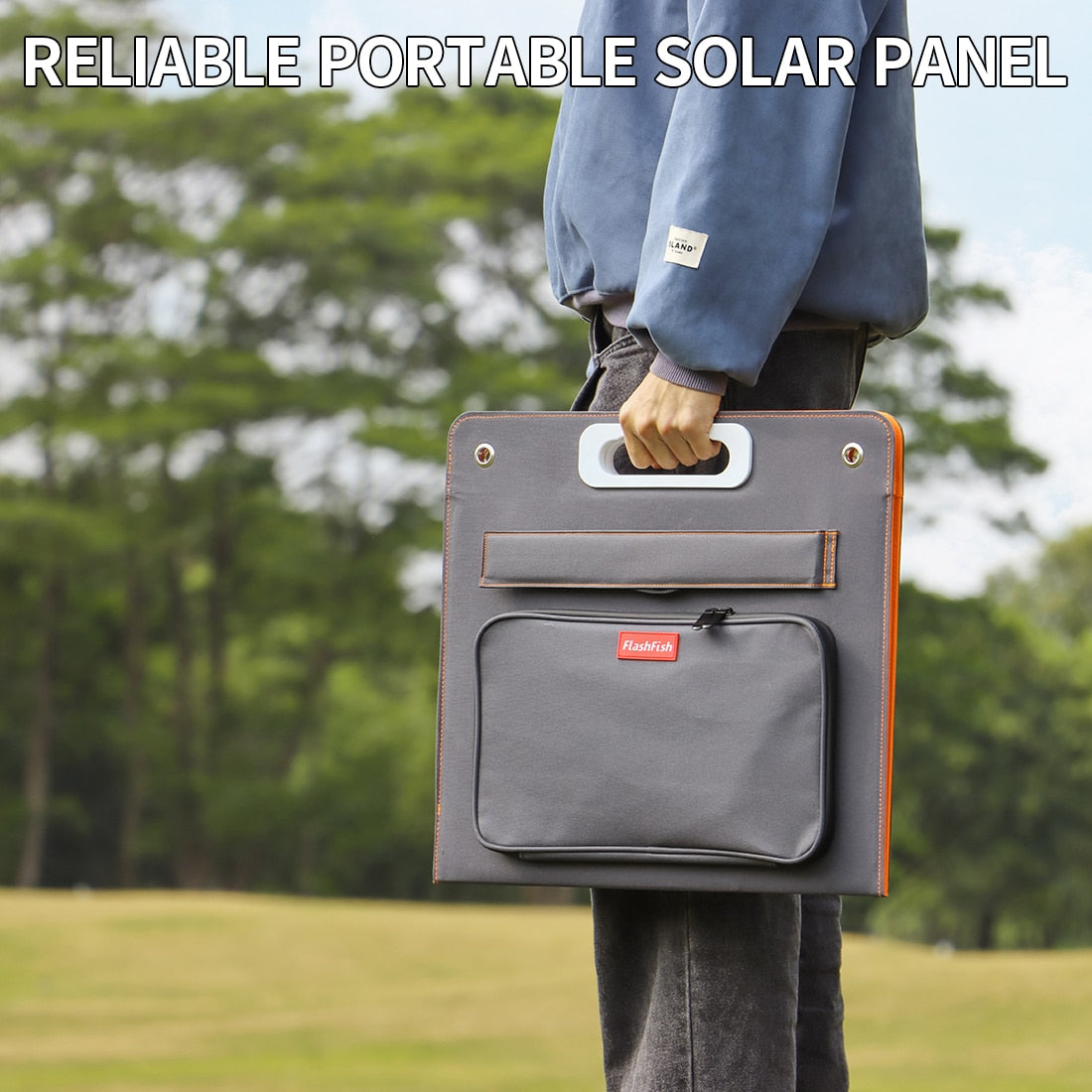Panel solar plegable para acampar