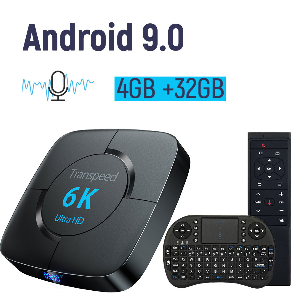 TV Box Asistente de voz de Google Youtube 6K 3D Wifi