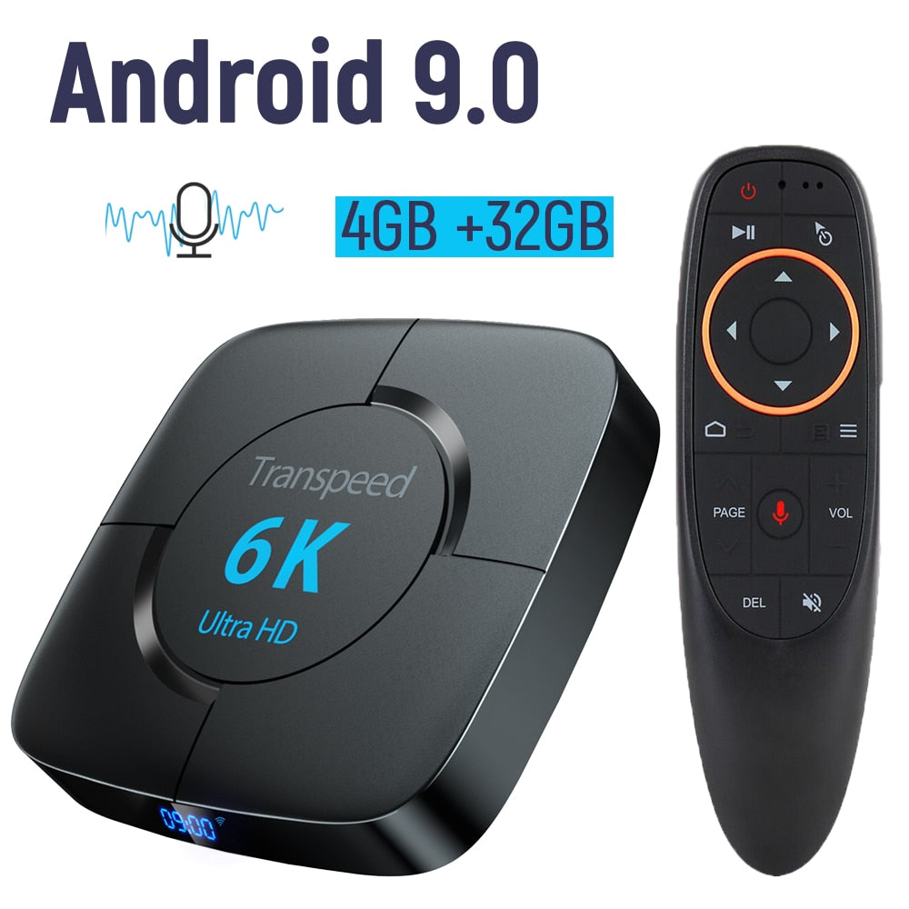 TV Box Asistente de voz de Google Youtube 6K 3D Wifi