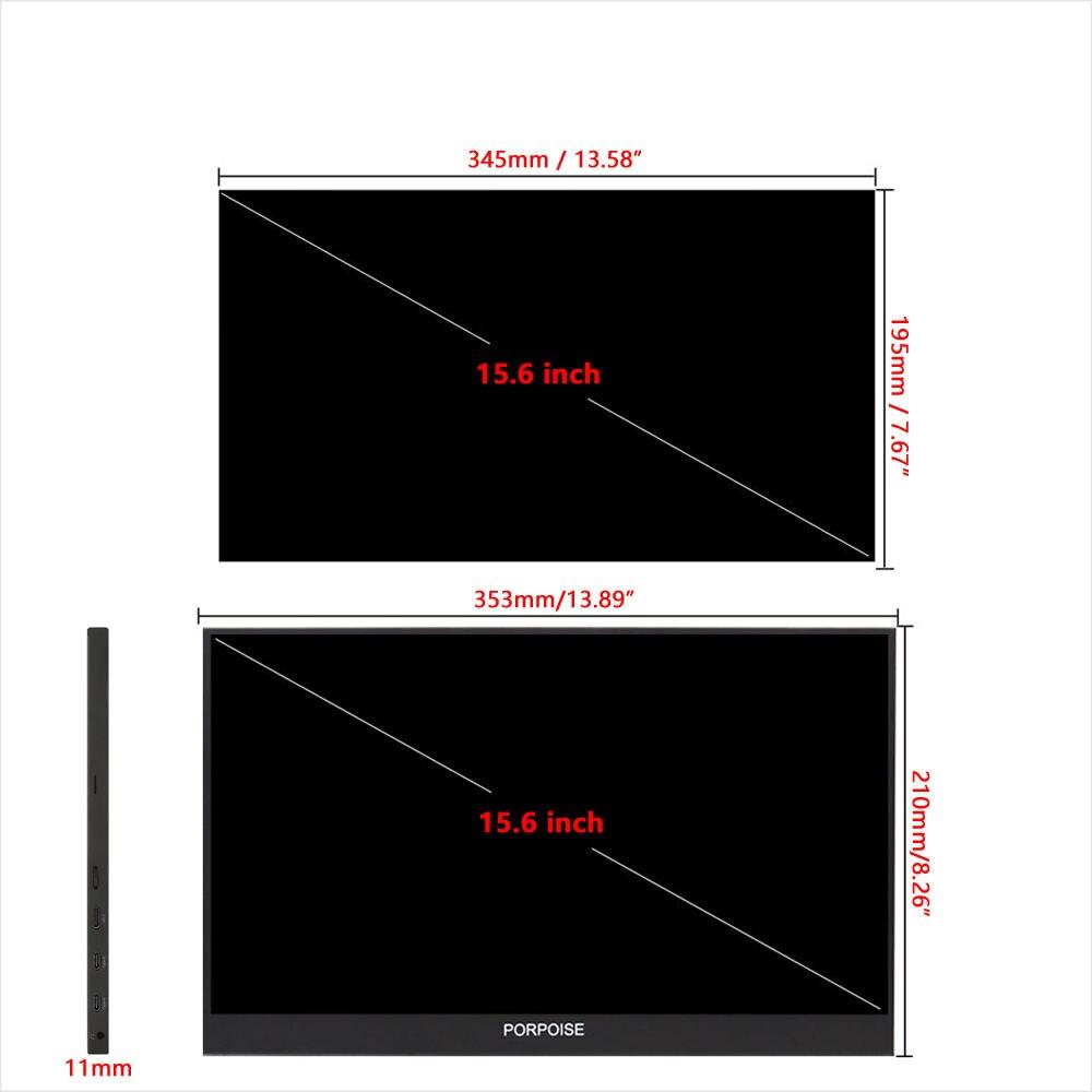 Pantalla portátil de 13,3-17,3 pulgadas