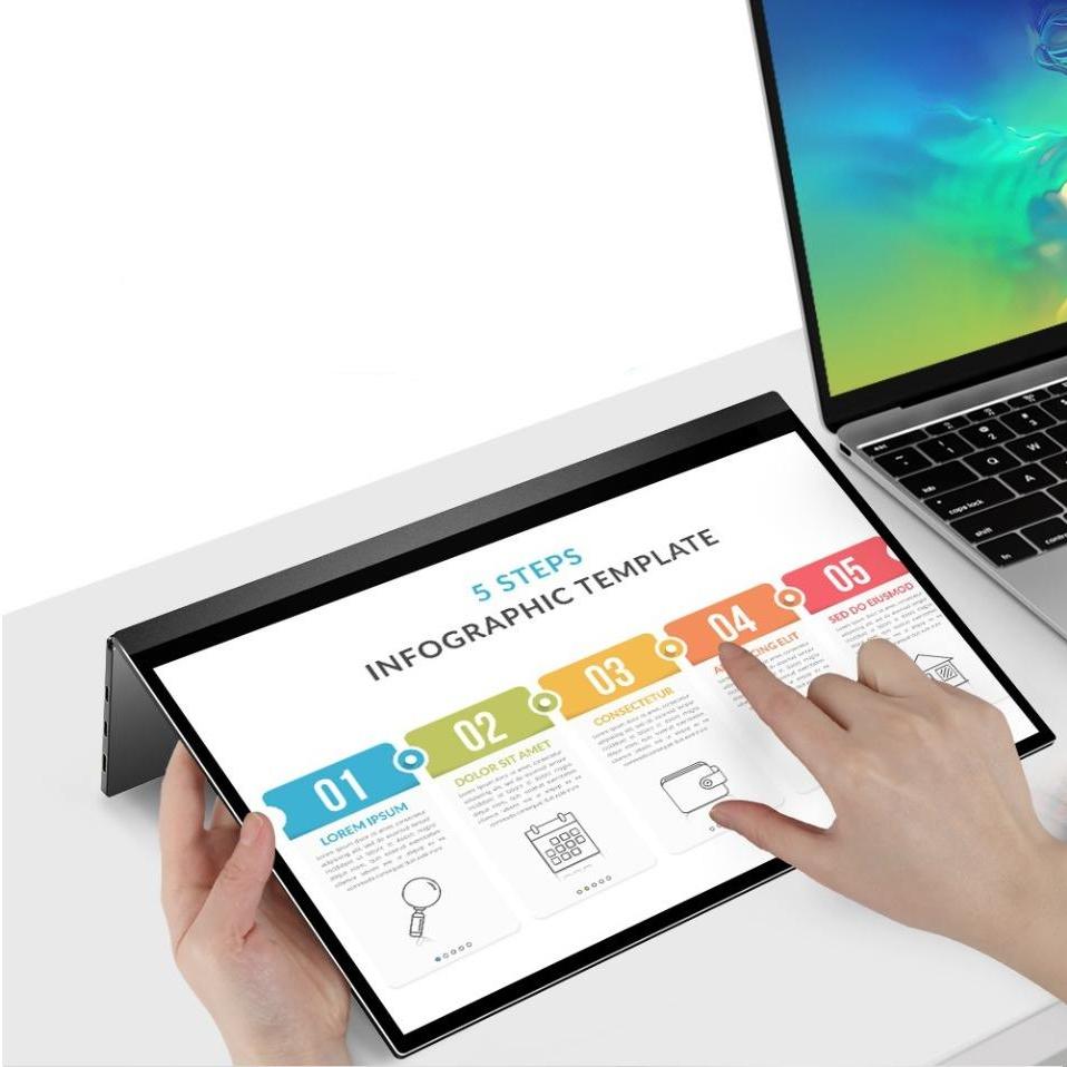 Pantalla táctil de monitor portátil 4K