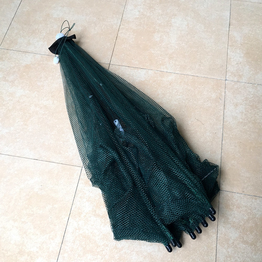 Red de pesca de trampa automática doblada