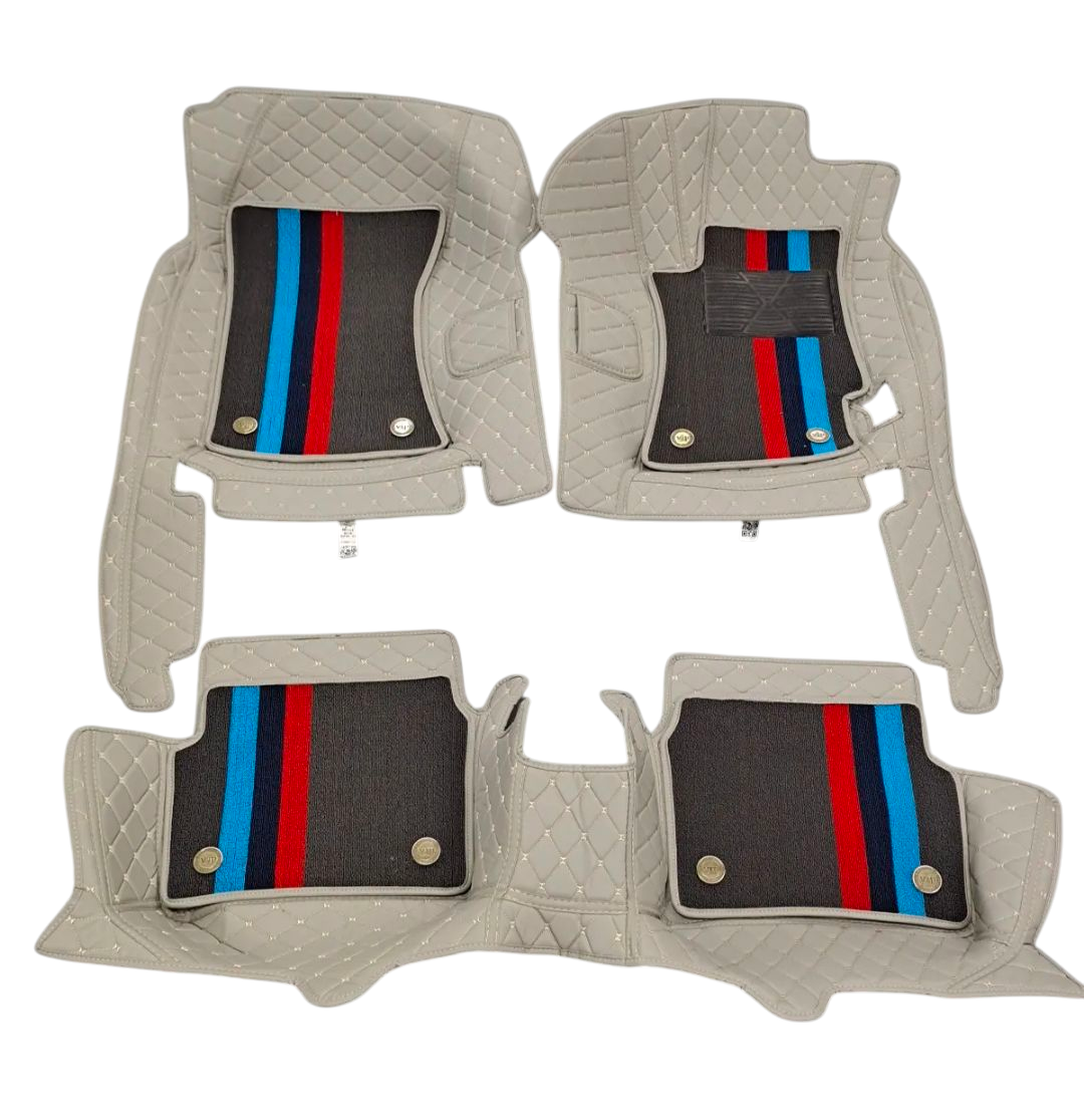 Alfombras Impermeables Dobles Hechas con cuero ecológico artificial ala medida exacta de cada automóvil 3 Filas de Alfombras 7 a 9 Asientos del Automóvil ( NO INCLUYE ALFOMBRAS DE MALETERO O CAJUELA )