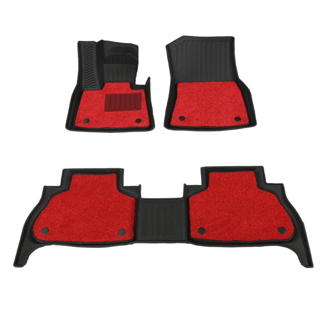 TPE Alfombras DOBLES TERMOPLÁSTIC ELASTOMER  Personalizadas TPE A Medida Exacta de tu Automóvil 2 a 5 PASAJEROS 2 Filas Alfombras TPE ( NO Incluye Alfombras de Maletero o Cajuela )