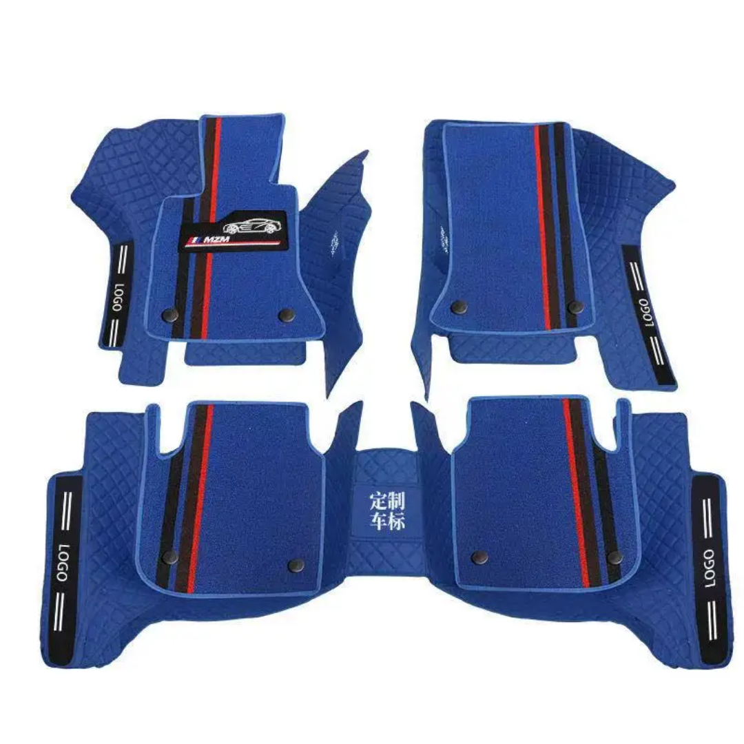 Alfombras Impermeables Dobles Hechas con cuero ecológico artificial ala medida exacta de cada automóvil 3 Filas de Alfombras 7 a 9 Asientos del Automóvil ( NO INCLUYE ALFOMBRAS DE MALETERO O CAJUELA )