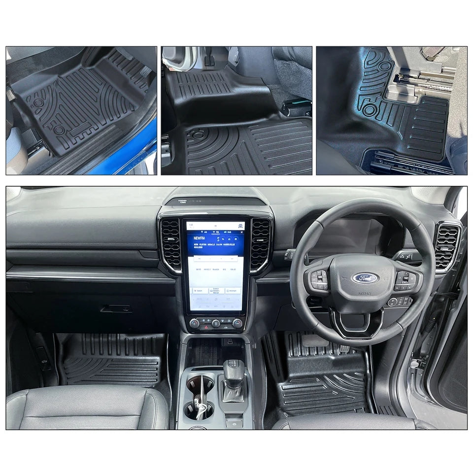 Alfombras Personalizadas PVC Impermeables para Automoviles SET COMPLETO