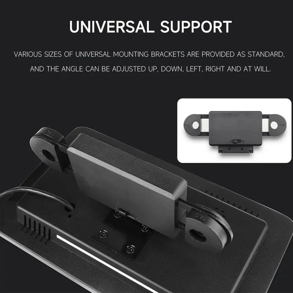 Pantalla Táctil Reposacabezas Android 12 Accesorio para Autos 2024 Vehículo