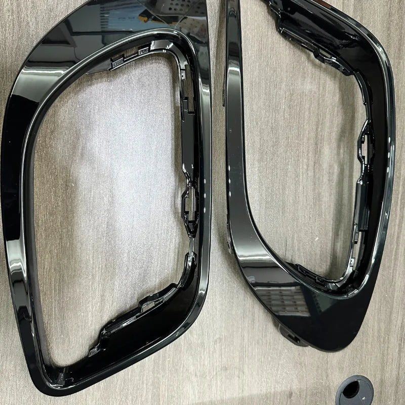 Fog Headlight Frame Right Left Protector Grill For Renault Fluence 2013-2016 Abs Chrome Black 261A23821R 261A32113R