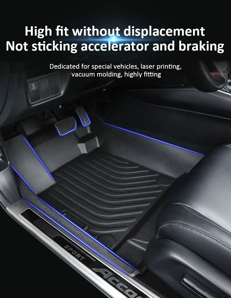 Car TPE Floor Mat For Great Wall GWM Haval F7 2024~2026 PHEV Dirt-resistant Carpet LHD Foot Pad Full Set Rug Tappeto Accessories