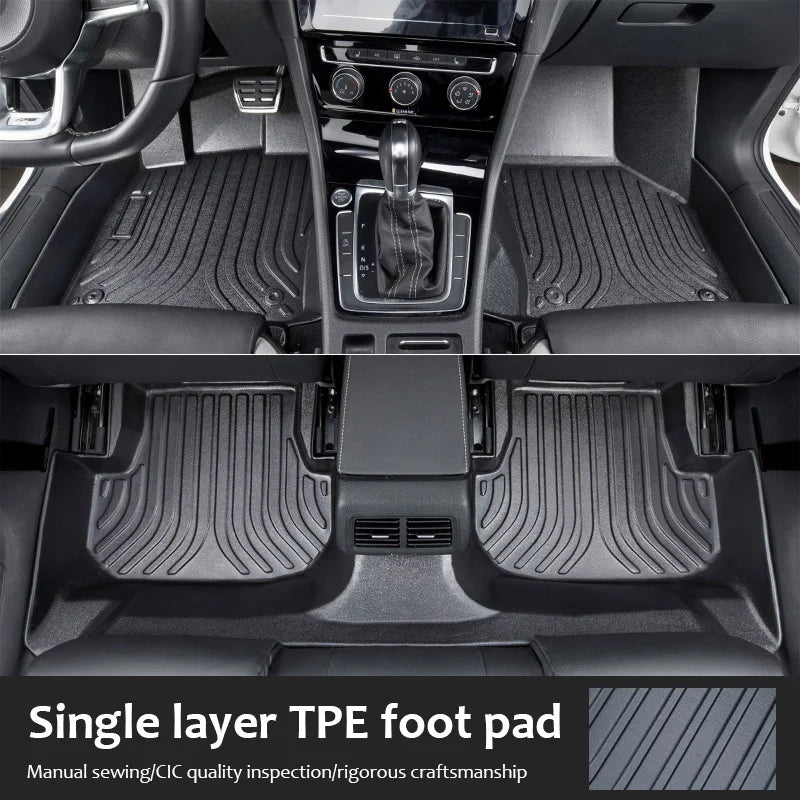 Car TPE Floor Mat For Great Wall GWM Haval F7 2024~2026 PHEV Dirt-resistant Carpet LHD Foot Pad Full Set Rug Tappeto Accessories