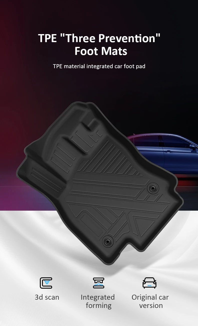 For Lynk Co 900 2025 2026 6 Seats Car TPE Floor Mats Waterproof Leather Foot LHD Mud Carpet Rug Auto Car Interior Accessories