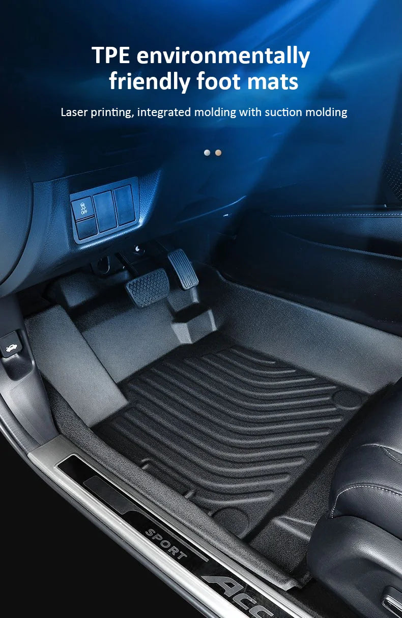 Car TPE Floor Mat For Great Wall GWM Haval F7 2024~2026 PHEV Dirt-resistant Carpet LHD Foot Pad Full Set Rug Tappeto Accessories