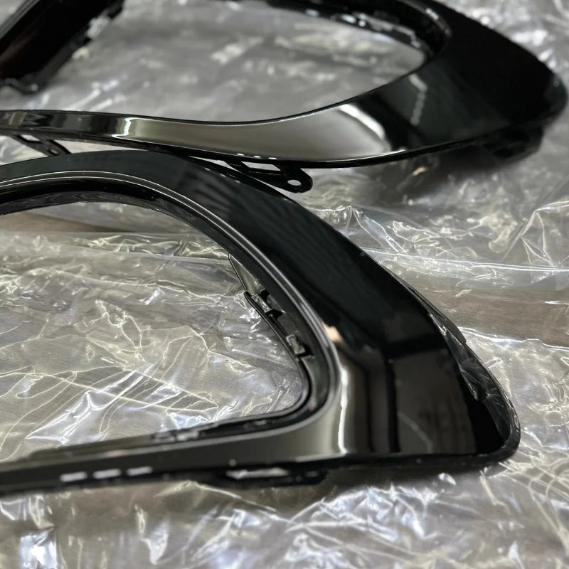 Fog Headlight Frame Right Left Protector Grill For Renault Fluence 2013-2016 Abs Chrome Black 261A23821R 261A32113R