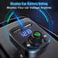 Bluetooth 5.0 Car Dual USB Fast Charger FM Transmitter Bluetooth Handsfree Car Kit Audio Modulator MP3 Player Audio Receiver