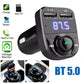 Bluetooth 5.0 Car Dual USB Fast Charger FM Transmitter Bluetooth Handsfree Car Kit Audio Modulator MP3 Player Audio Receiver