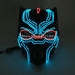 Halloween Carnival Party Costume Decoration Luminous LED Mask Halloween Mask LED Maske Light Up Party Masks for Glow Party
