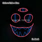 Halloween Carnival Party Costume Decoration Luminous LED Mask Halloween Mask LED Maske Light Up Party Masks for Glow Party