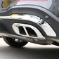 For 2020-22 Mercedes-Benz GLE 350 GLE 450 GLC GLS W167 X253 X167 2020 ABS car muffler exhaust pipe tail cover decorative sticker