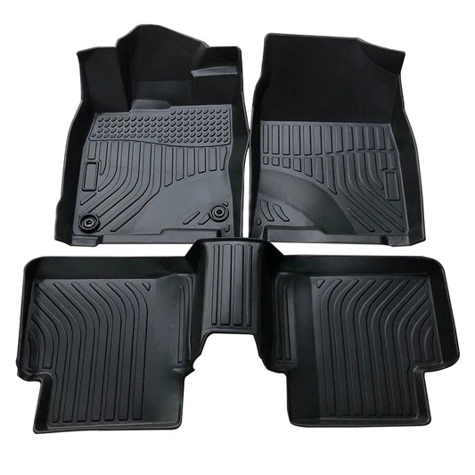 For Audi Q5L 2018-2024  Rubber Floor Mats Waterproof Non-Slip Fully Surrounded Car Accessories Car Rugs TPE Foot Pad