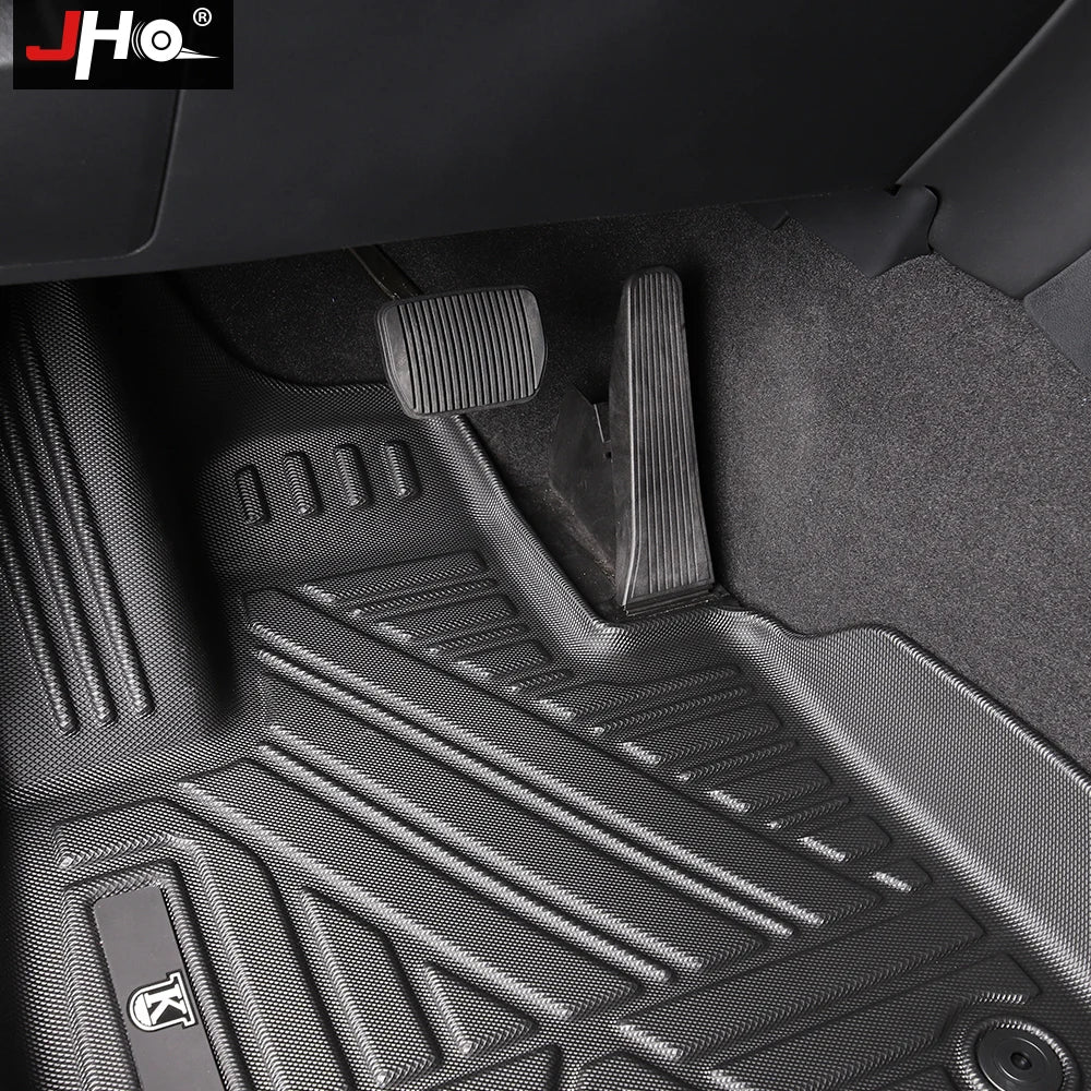 JHO TPE Car Rubber Floor Mat Carpet Cover For Ford Explorer 2020 2021 Base Limited XLT Platinum ST Interior Accessories