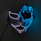 Halloween Carnival Party Costume Decoration Luminous LED Mask Halloween Mask LED Maske Light Up Party Masks for Glow Party