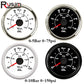 52mm 2'' Marine Boat Oil Pressure Gauge 0-5Bar 10Bar 30Bar Indicator Universal 12V/24V Car Pressure Meter with 7 Color Backlight