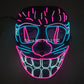 Halloween Carnival Party Costume Decoration Luminous LED Mask Halloween Mask LED Maske Light Up Party Masks for Glow Party