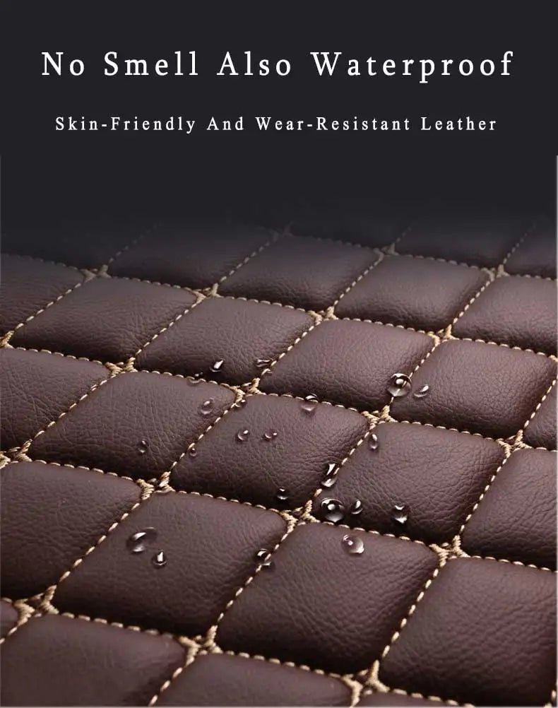 Car Floor Mat For Seat León 5F 2013~2019 Waterproof Tapete Automotivo Para Carro Car Mats Set Alfombra Para Auto Car Accessories