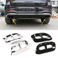 For 2020-22 Mercedes-Benz GLE 350 GLE 450 GLC GLS W167 X253 X167 2020 ABS car muffler exhaust pipe tail cover decorative sticker