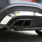 For 2020-22 Mercedes-Benz GLE 350 GLE 450 GLC GLS W167 X253 X167 2020 ABS car muffler exhaust pipe tail cover decorative sticker