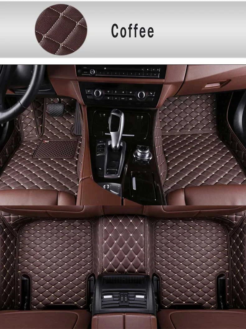 Car Floor Mat For Seat León 5F 2013~2019 Waterproof Tapete Automotivo Para Carro Car Mats Set Alfombra Para Auto Car Accessories