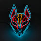 Halloween Carnival Party Costume Decoration Luminous LED Mask Halloween Mask LED Maske Light Up Party Masks for Glow Party