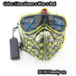 Halloween Carnival Party Costume Decoration Luminous LED Mask Halloween Mask LED Maske Light Up Party Masks for Glow Party