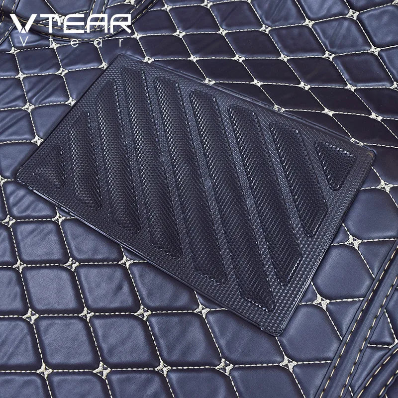 Vtear for Geely atlas car floor mats waterproof foot pad carpet leather rugs car-styling interior automobile accessories 2018